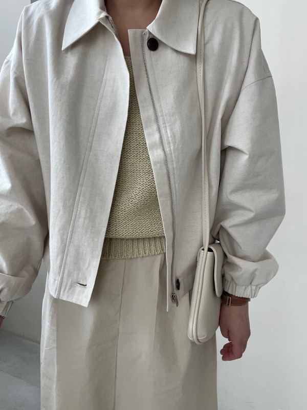 clean linen jacket_2colors